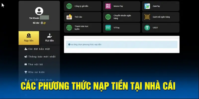 Top 3 cách nạp tiền tài khoản Hi88 hiệu quả