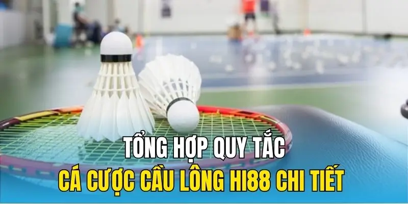 Tổng hợp quy tắc cá cược cầu lông Hi88 chi tiết