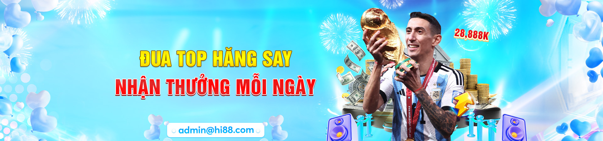Hi88 khuyến mãi đua top